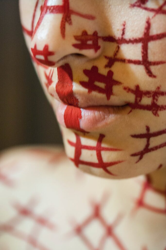 closeup photo of person s face